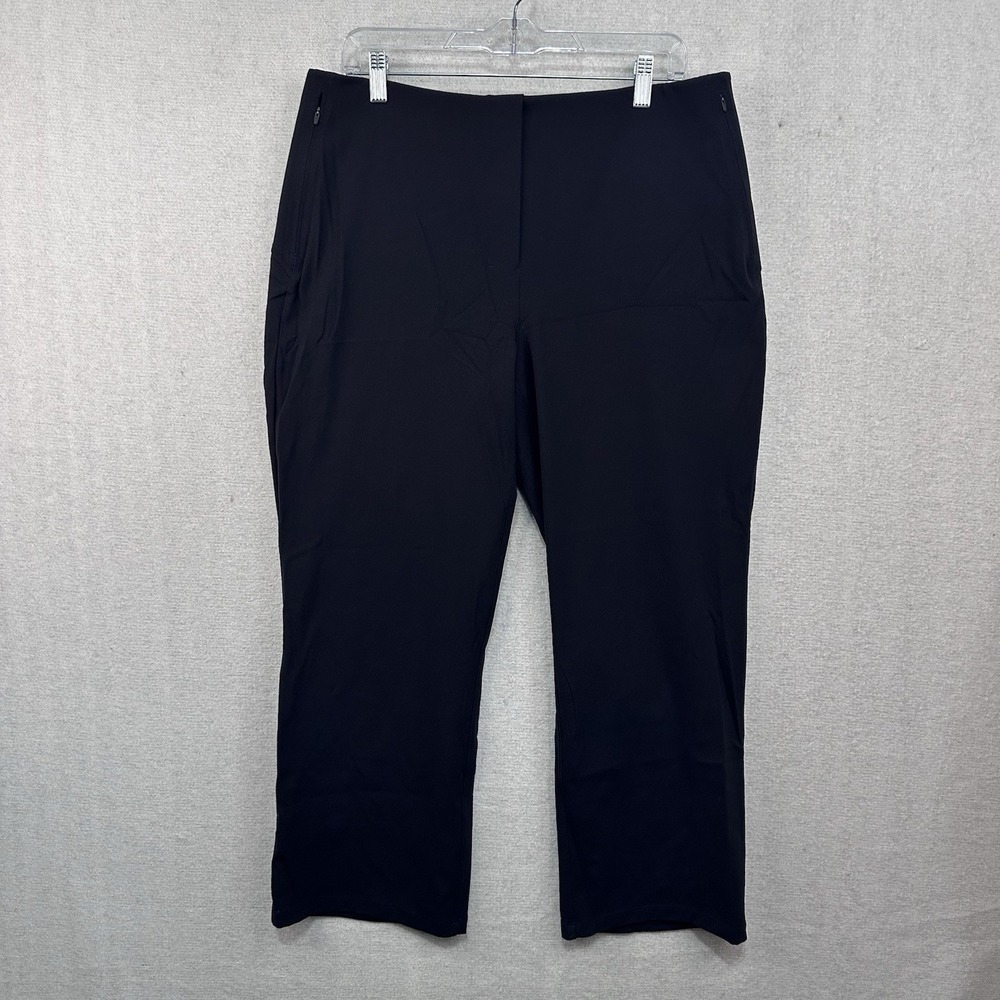 Lululemon Smooth Fit Pull On High Rise Pants Black Women's Sz 14